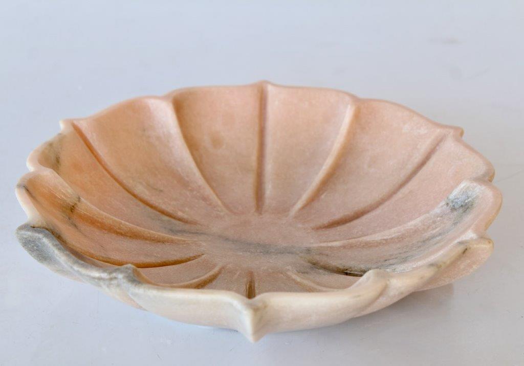 Lotus Pink Marble Bowl